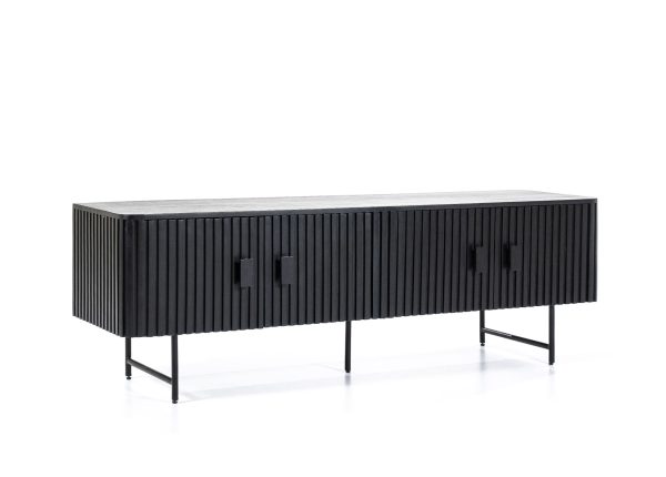 TV Dressoir Remi 4-Ladig - Zwart